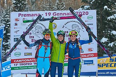 podio_F_Campionato_Individuale_skialp_Pizzo 3 Signori_19_01_2020