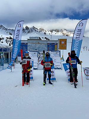 podio_Aspiranti_Gigante_FIS_Passo San Pellegrino_20_01_2021_1