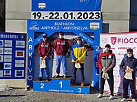 Marco Barale vince nella categoria Giovani nella Sprint della Coppa Italia di Anterselva
