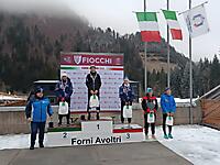 Carlotta Gautero, Fabiola Miraglio Mellano e Matilde Giordano sono sul podio nella categoria Aspiranti