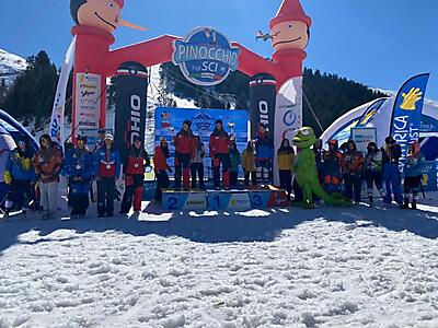 1_podio_F_Slalom_Allievi_sel. reg. Tr. Pinocchio_Prato Nevoso_12_03_2023