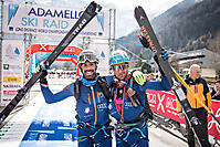 Matteo Eydallin con Robert Antonioli campioni del modno all'Adamello Ski Raid