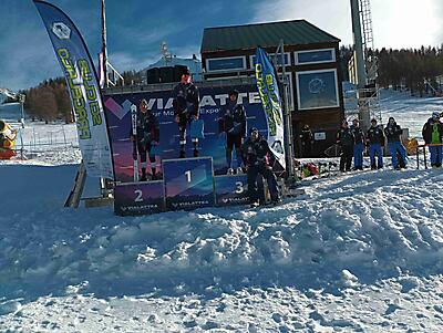 2_podio_M_Slalom_FIS Cittadini_Sestriere_23_12_2023