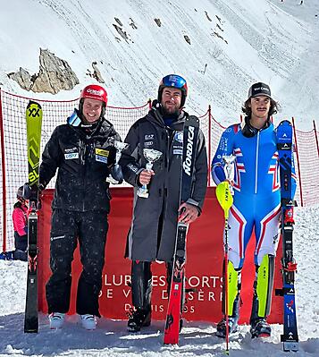 podio_Slalom_campionati nazionali belgi_Val d'Isère_11_04_2024