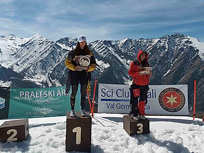 7_podio_Aspiranti_F_Slalom_FIS_Tr. Sergio Sanmartino_gara_1_Prali_13_04_2024