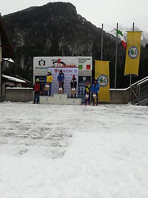podio_Inseg. Gio F_C.I. biathlon_Forni Avoltri_10_12_2017