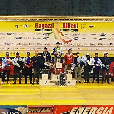 podio_Super-G_C.I. Ragazzi_Falcade_27_03_2018_1