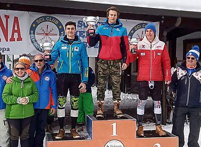 podio_M_Slalom_FIS Cittadini_Bielmonte_03_02_2019