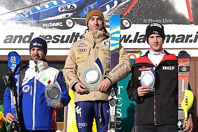 podio_M_Slalom_FIS_Pampeago_11_12_2019
