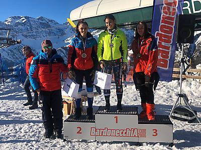 podio_Aspiranti_F_Slalom_FIS Cittadini_Bardonecchia_30_12_2019_1