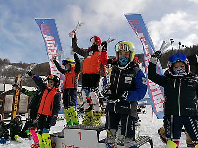 podio_Slalom_Cuccioli_F_Tr. Colomion_Bardonecchia_17_01_2021
